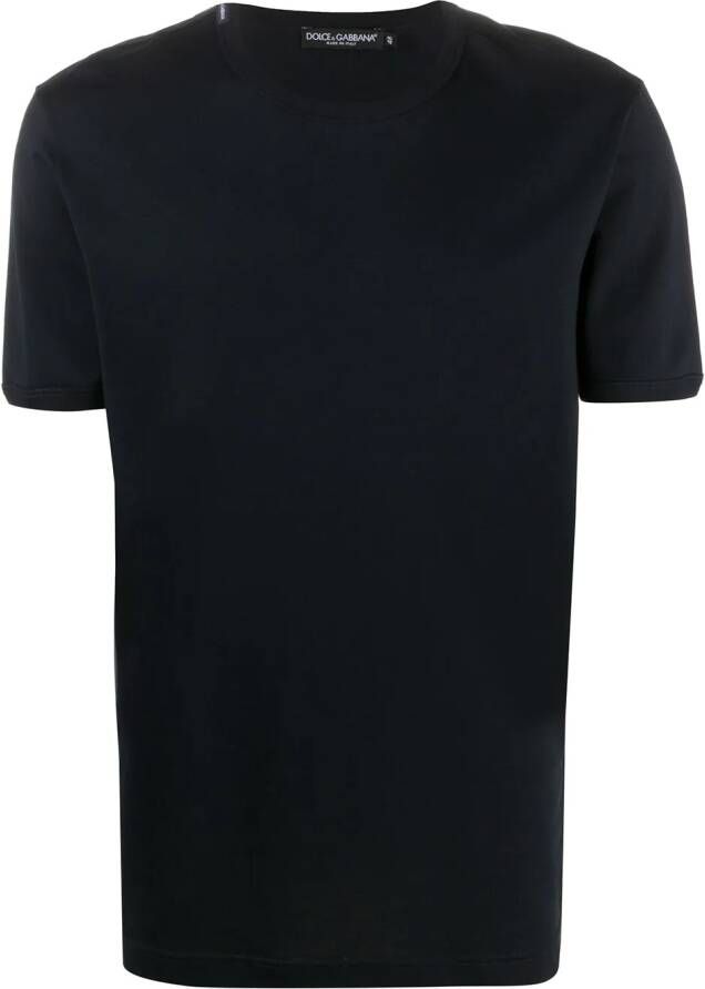 Dolce & Gabbana T-shirt met logo Blauw