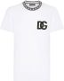 Dolce & Gabbana Katoenen T-shirt met geborduurd logo Wit - Thumbnail 1