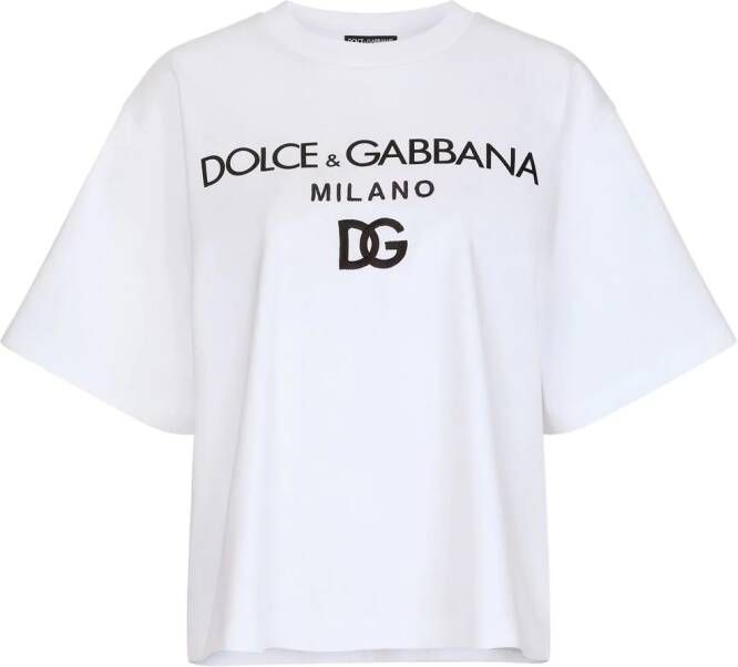 Dolce & Gabbana T-shirt met logo Wit