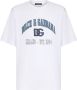 Dolce & Gabbana T-shirt met logoprint Wit - Thumbnail 1