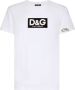 Dolce & Gabbana T-shirt met logopatch Wit - Thumbnail 1