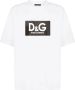 Dolce & Gabbana T-shirt met logoprint Wit - Thumbnail 1