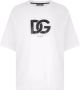 Dolce & Gabbana T-shirt met logoprint Wit - Thumbnail 1