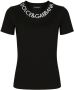 Dolce & Gabbana T-shirt met borduurwerk Zwart - Thumbnail 1