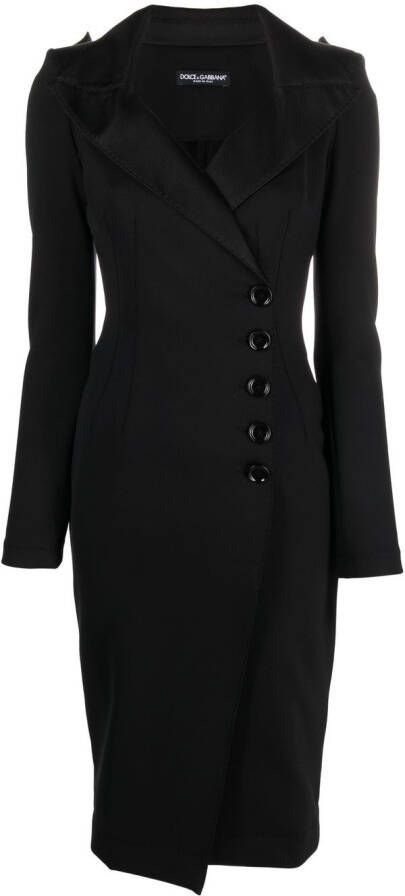 Dolce & Gabbana Jurk met lange mouwen Zwart