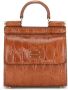 Dolce & Gabbana Mini Sicily 58 shopper Bruin - Thumbnail 1