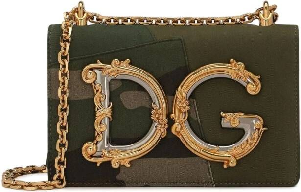 Dolce Gabbana Tas met patchwork Groen Kledingwinkel.nl