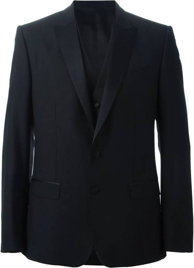 Dolce & Gabbana three-piece dinner suit Zwart