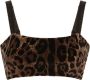 Dolce & Gabbana Top met luipaardprint Bruin - Thumbnail 1