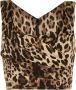 Dolce & Gabbana Top met luipaardprint Bruin - Thumbnail 1