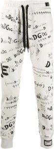 Dolce & Gabbana Trainingsbroek met logo Wit