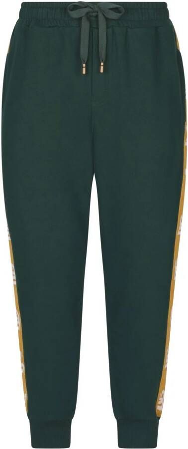 Dolce & Gabbana Trainingsbroek met zijstreep Groen