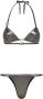 Dolce & Gabbana KIM DOLCE&GABBANA triangel bikini Zilver - Thumbnail 1