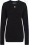 Dolce & Gabbana Sweater met logo-applicatie Zwart - Thumbnail 1
