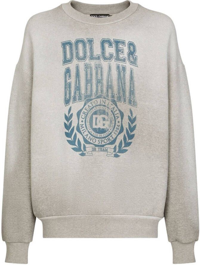 Dolce & Gabbana Trui met logoprint Grijs