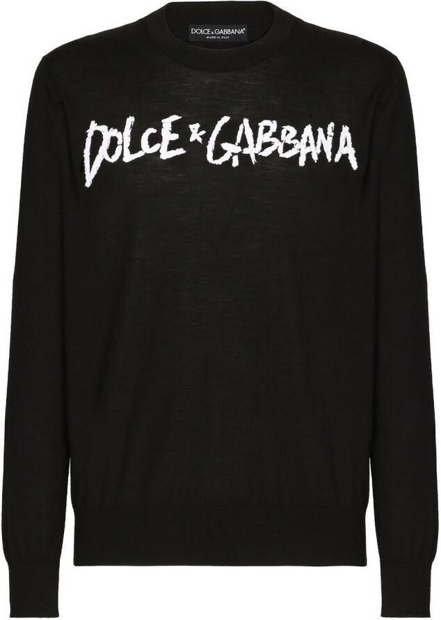 Dolce & Gabbana Trui van scheerwol Zwart