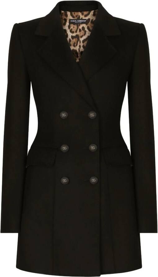 Dolce & Gabbana Turlington wool-blend blazer Zwart