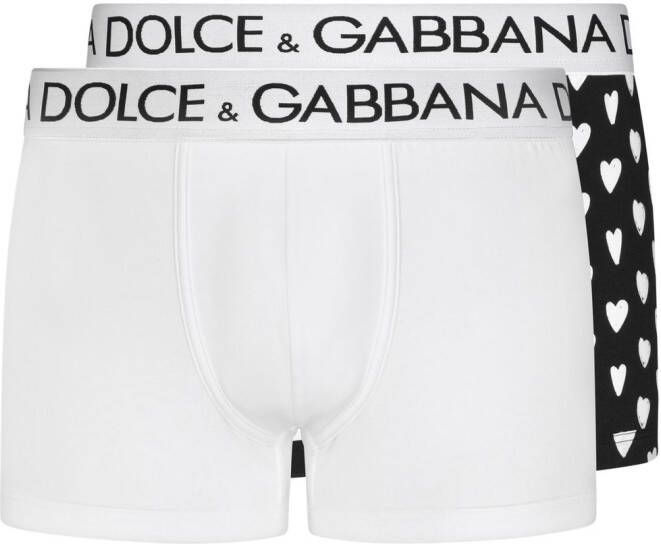 Dolce & Gabbana Twee boxershorts Wit