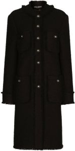 Dolce & Gabbana Tweed jas Zwart