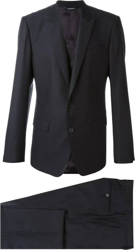 Dolce & Gabbana two piece suit Blauw