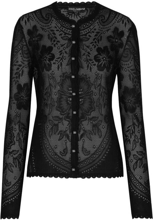 Dolce & Gabbana Vest met knopen Zwart