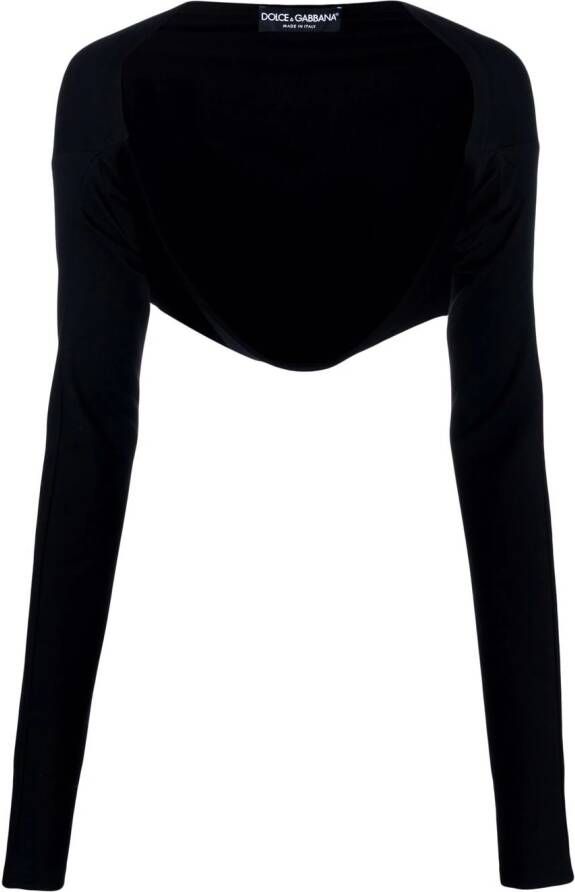 Dolce & Gabbana Vest met lange mouwen Zwart