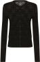 Dolce & Gabbana Vest met DG-logo jacquard Zwart - Thumbnail 1