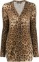 Dolce & Gabbana Vest met luipaardprint Bruin - Thumbnail 1