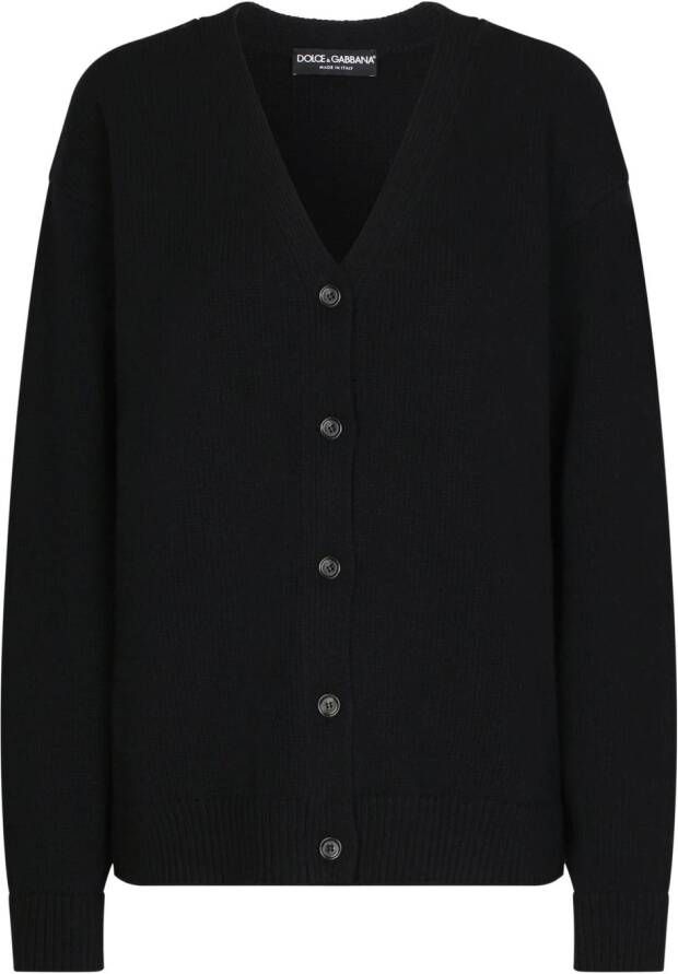 Dolce & Gabbana Vest met patch Zwart