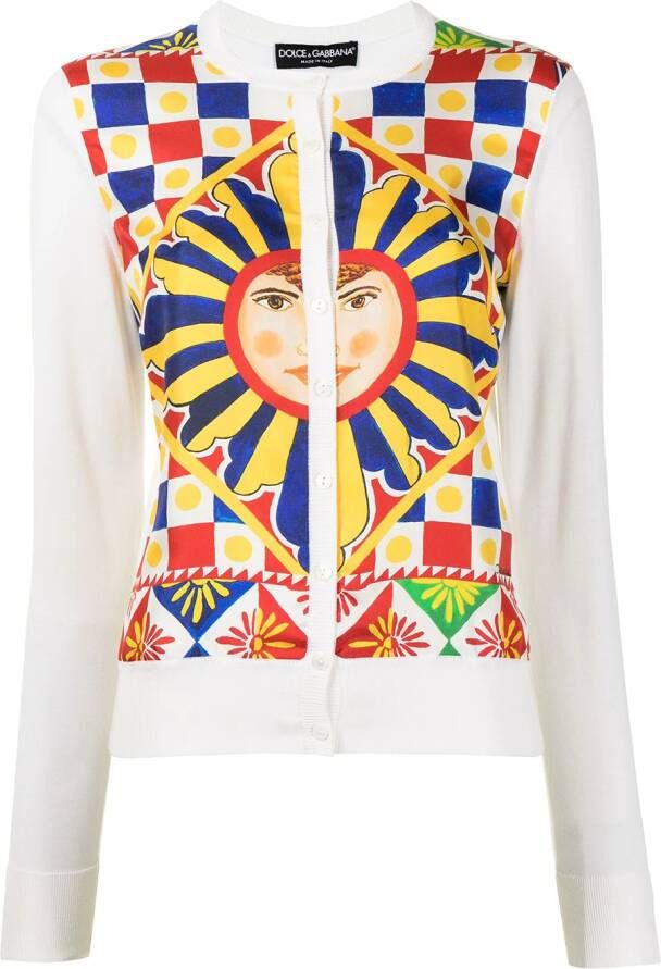 Dolce & Gabbana Vest met print Rood