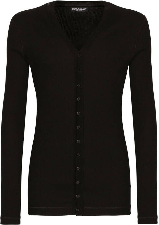 Dolce & Gabbana Vest met V-hals Zwart