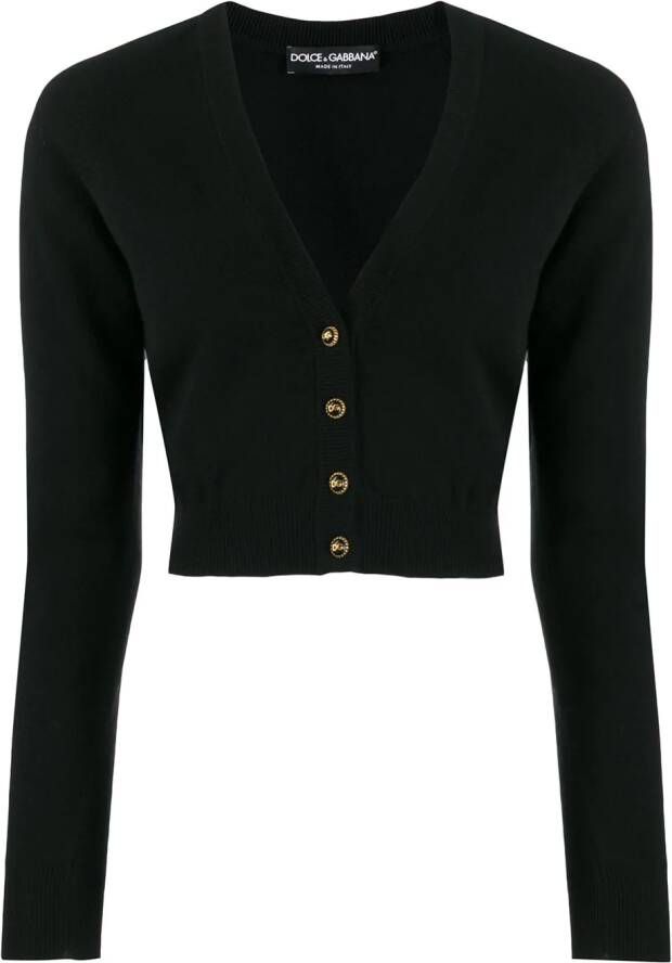 Dolce & Gabbana Vest met V-hals Zwart