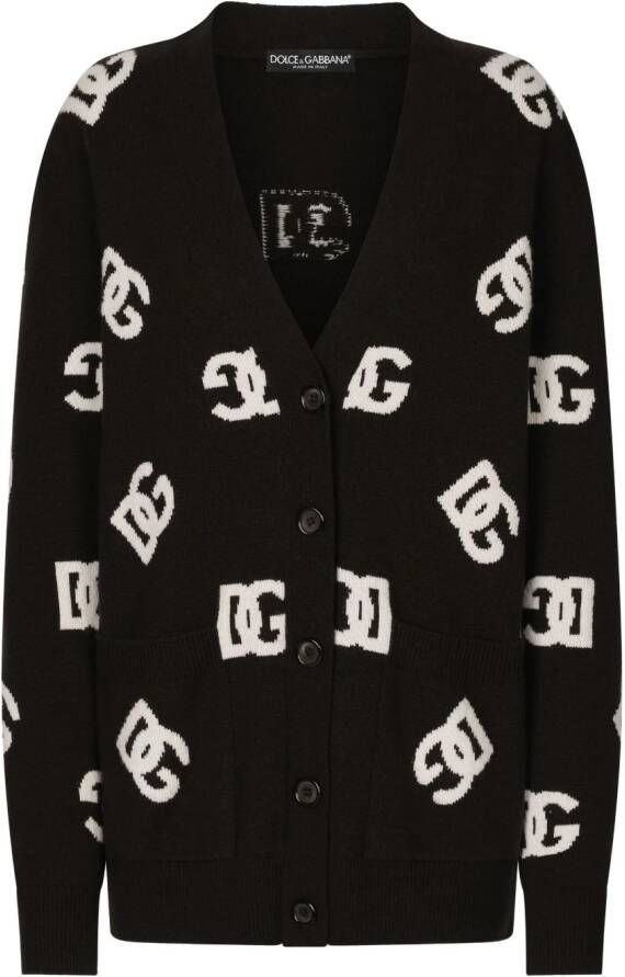 Dolce & Gabbana Vest van scheerwol Zwart