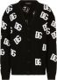 Dolce & Gabbana Vest van scheerwol met DG-logo Zwart - Thumbnail 1