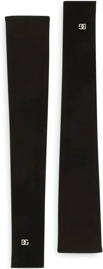 Dolce & Gabbana Vingerloze handschoenen Zwart