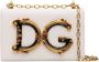 Dolce & Gabbana witte Barok schouder tas met logo - Thumbnail 1