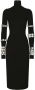 Dolce & Gabbana KIM midi-jurk verfraaid met kralen Zwart - Thumbnail 1