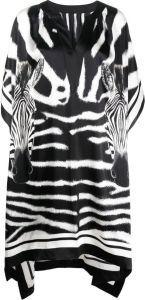 Dolce & Gabbana Shiftjurk met zebraprint Zwart