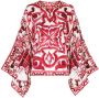 Dolce & Gabbana Zijden blouse Rood - Thumbnail 1