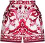 Dolce & Gabbana Zijden shorts Rood - Thumbnail 1