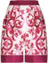 Dolce & Gabbana Zijden shorts Roze - Thumbnail 1