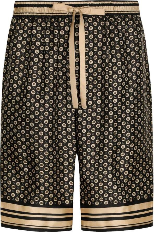 Dolce & Gabbana Zijden shorts Zwart