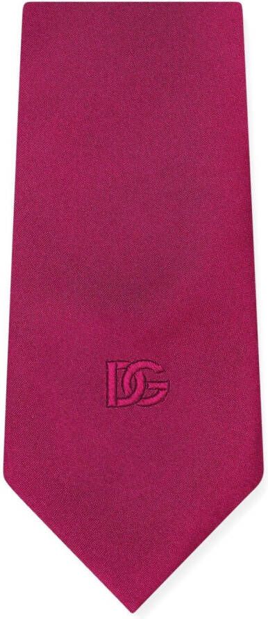 Dolce & Gabbana Zijden stropdas Roze