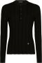 Dolce & Gabbana T-shirt van zijde-katoenblend met logopatch Zwart - Thumbnail 1
