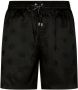 Dolce & Gabbana Denim shorts met DG-monogram jacquard Zwart - Thumbnail 1