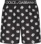 Dolce & Gabbana Zwembroek met logo Zwart - Thumbnail 1