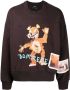 DOMREBEL Sweater met print Zwart - Thumbnail 1