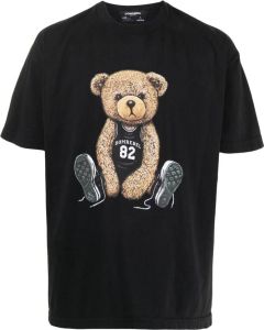 DOMREBEL T-shirt met teddybeerprint Zwart