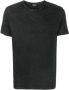 DONDUP T-shirt met ronde hals Zwart - Thumbnail 1