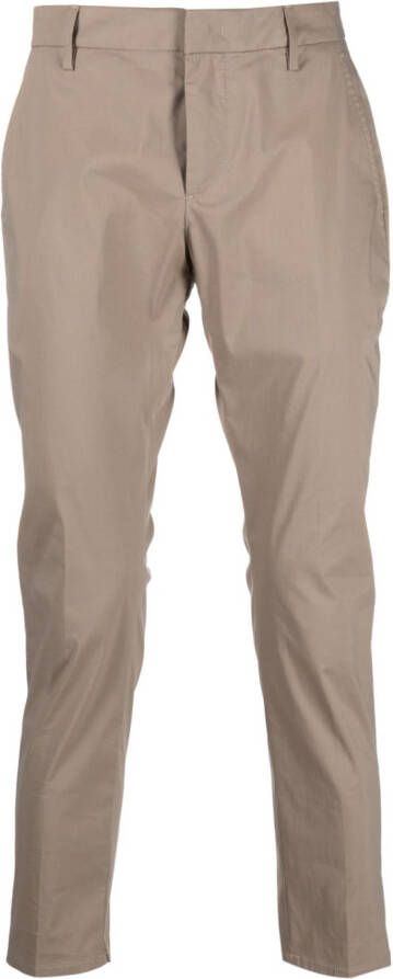 DONDUP cropped chino trousers Beige